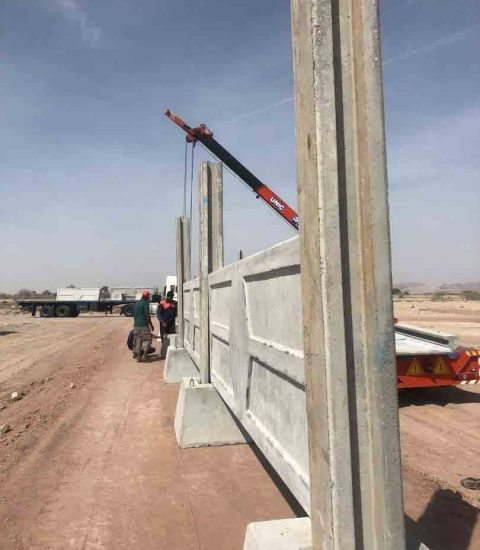 عکس دوم تولید و نصب دیوار بتنی پیش ساخته در بندرعباس