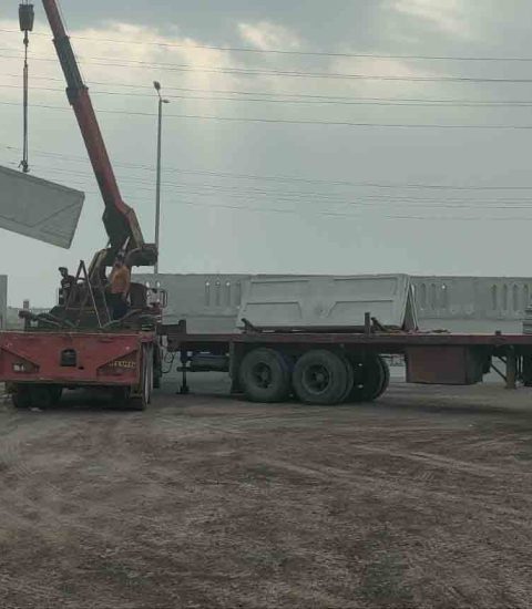 عکس ششم تولید و نصب دیوار بتنی پیش ساخته در بندرعباس