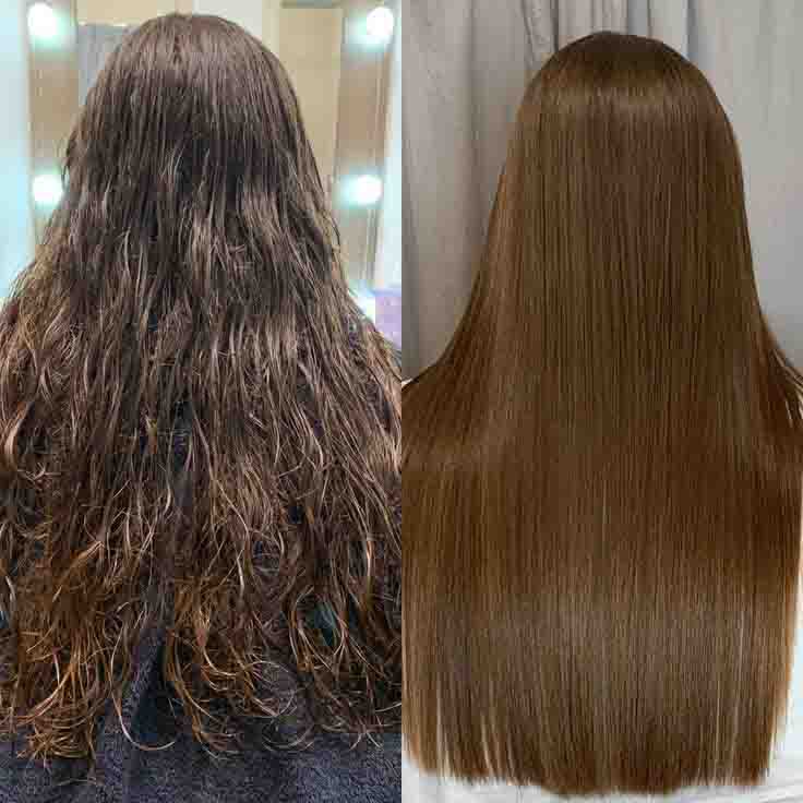 عکس های کراتین مو در معالی آباد شیراز