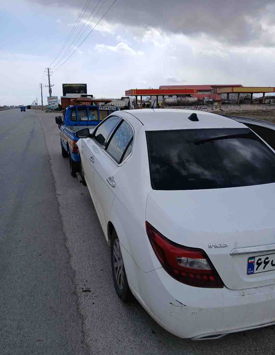 عکس اول امداد خودرو در ساوه همدان
